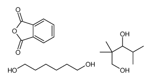 2-benzofuran-1,3-dione,hexane-1,6-diol,2,2,4-trimethylpentane-1,3-diol结构式