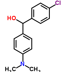 4-CHLORO-4'-(DIMETHYLAMINO)BENZHYDROL结构式