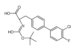 D-2-(BOC-AMINO)-3-(3'-CHLORO-4'-FLUOROBIPHENYL-4-YL)PROPANOIC ACID Structure