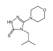 4-ISOBUTYL-5-MORPHOLIN-4-YL-4H-1,2,4-TRIAZOLE-3-THIOL picture