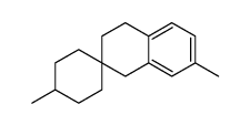 3,3'-Dimethyl-8,9-benzo-spiro(5.5)undecan Structure