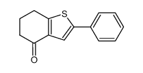 2-phenyl-6,7-dihydro-5H-benzo[b]thiophen-4-one Structure