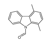 9-formyl-1,4-dimethylcarbazole Structure