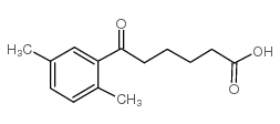 6-(2,5-二甲基苯基)-6-氧代己酸结构式