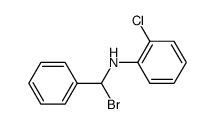 N-(α-bromo-benzyl)-2-chloro-aniline Structure