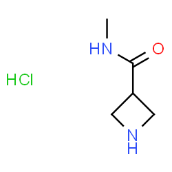 N-methylazetidine-3-carboxamide hydrochloride结构式