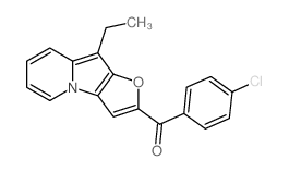 Methanone, (4-chlorophenyl)(9-ethylfuro[2,3-b]indolizin-2-yl)- picture