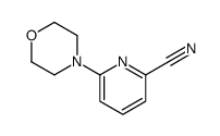 6-morpholin-4-ylpyridine-2-carbonitrile structure