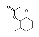 6-methyl-2-oxocyclohex-3-en-1-yl acetate Structure