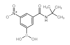 (3-(叔丁基氨基甲酰基)-5-硝基苯基)硼酸图片
