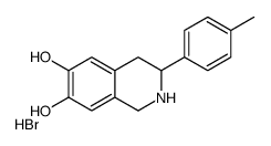 6,7-Dihydroxy-3-(4-tolyl)-1,2,3,4-tetrahydroisoquinoline hydrobromide结构式