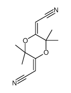 2-[5-(cyanomethylidene)-3,3,6,6-tetramethyl-1,4-dioxan-2-ylidene]acetonitrile Structure