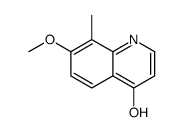 7-methoxy-8-methyl-1H-quinolin-4-one结构式