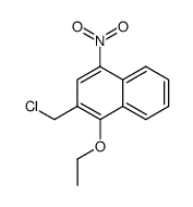 ethyl-(2-chloromethyl-4-nitro-[1]naphthyl)-ether Structure