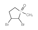 2,3-dibromo-1-methyl-1$l^C5H9Br2OP-phosphacyclopentane 1-oxide结构式