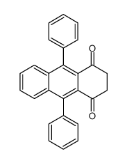 9,10-diphenyl-2,3-dihydro-anthracene-1,4-dione结构式