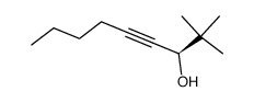 (R)-t-butyl 1-hexynyl carbinol结构式