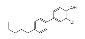 2-chloro-4-(4-pentylphenyl)phenol结构式