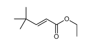 ethyl 4,4-dimethylpent-2-enoate结构式