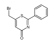 6-(bromomethyl)-2-phenyl-1,3-thiazin-4-one结构式