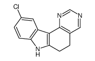 dihydro-6,7 chloro-10 5H-pyrimidino<5,4-c>carbazole Structure