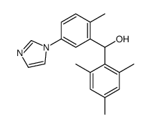 (5-imidazol-1-yl-2-methylphenyl)-(2,4,6-trimethylphenyl)methanol结构式