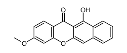11-hydroxy-3-methoxybenzo[b]xanthen-12-one结构式