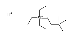 lithium,3,3-dimethylbutyl(triethyl)silane结构式