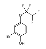 2-bromo-4-(1,1,2,2-tetrafluoroethoxy)phenol结构式