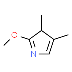 3H-Pyrrole,2-methoxy-3,4-dimethyl-(9CI)结构式