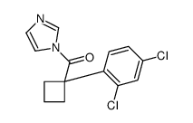 [1-(2,4-dichlorophenyl)cyclobutyl]-imidazol-1-ylmethanone Structure