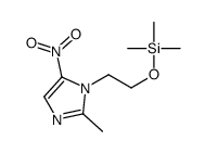 trimethyl-[2-(2-methyl-5-nitroimidazol-1-yl)ethoxy]silane结构式