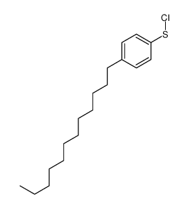 (4-dodecylphenyl) thiohypochlorite Structure