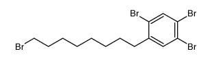 1,2,4-tribromo-5-(8-bromooctyl)benzene Structure