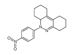 6-(4-nitrophenyl)-2,3,4,6a,7,8,9,10-octahydro-1H-benzo[c]cinnoline Structure