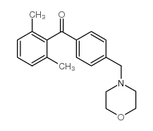 2,6-DIMETHYL-4'-MORPHOLINOMETHYL BENZOPHENONE结构式