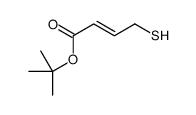 tert-butyl 4-sulfanylbut-2-enoate Structure