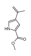 1H-Pyrrole-2-carboxylicacid,4-(1-methylethenyl)-,methylester(9CI)结构式