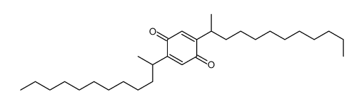2,5-di(dodecan-2-yl)cyclohexa-2,5-diene-1,4-dione结构式