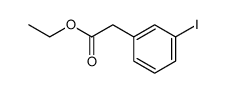 ethyl 2-(3-iodophenyl)acetate structure