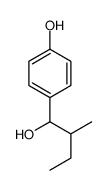 4-hydroxy-alpha-(1-methylpropyl)benzenemethanol结构式