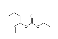 ethyl 5-methylhex-1-en-3-yl carbonate结构式