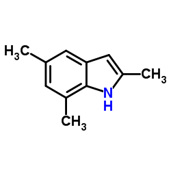 2,5,7-Trimethyl-1H-indole结构式