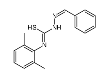 1-(benzylideneamino)-3-(2,6-dimethylphenyl)thiourea结构式