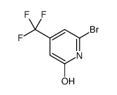 6-bromo-4-(trifluoromethyl)-1H-pyridin-2-one结构式