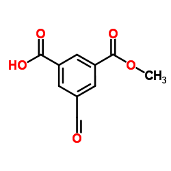 3-Formyl-5-(methoxycarbonyl)benzoic acid structure