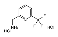 1-[6-(Trifluoromethyl)-2-pyridinyl]methanamine dihydrochloride Structure