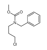 methyl N-benzyl-N-(3-chloropropyl)carbamate Structure