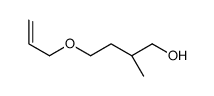 (2R)-2-methyl-4-prop-2-enoxybutan-1-ol Structure