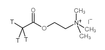 ACETYLCHOLINE IODIDE, [ACETYL-3H]结构式